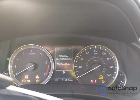 2022 Lexus Rx 350 z USA, uszkodzony, nr VIN 2T2HZMAA2NC250291